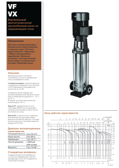 Вертикальный многоступенчатый насос Hydroo VX10-11R 0400 T 2340 5 2 IE3